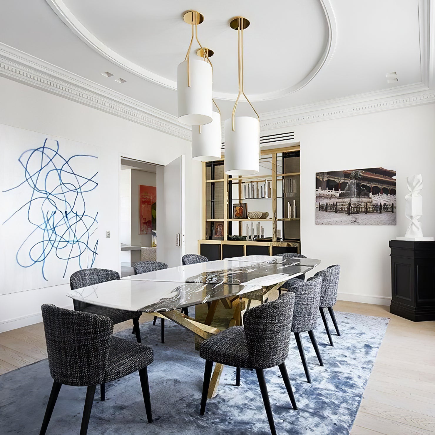 Arborescent Crystal Chandelier - Modern Tree Branch Ceiling Light Fixture for Dining Room, Living Room & Bedroom | Elegant Lighting for Home Decor & Wedding Venues