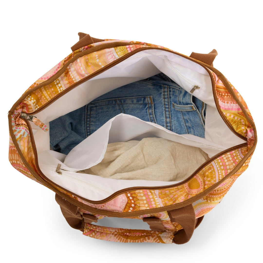Stylish Pleiades Beach Bag - Large Waterproof Tote for Women - Perfect for Pool, Travel, and Summer Vacations