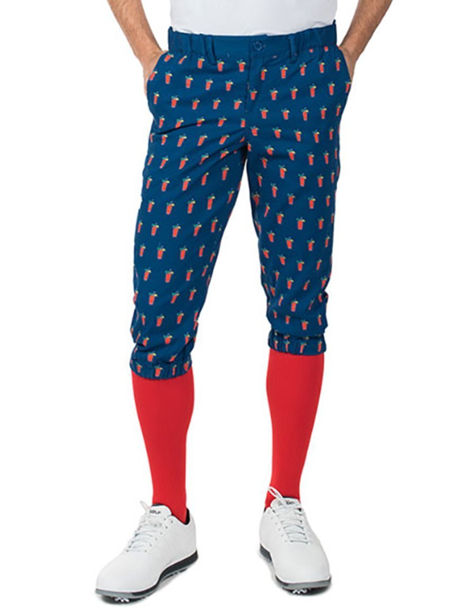 Tipsy Elves Golf Knickers & Socks Set - Traditional Men's Golf Pants with Matching Socks - Perfect for Golf Tournaments & Country Club Events