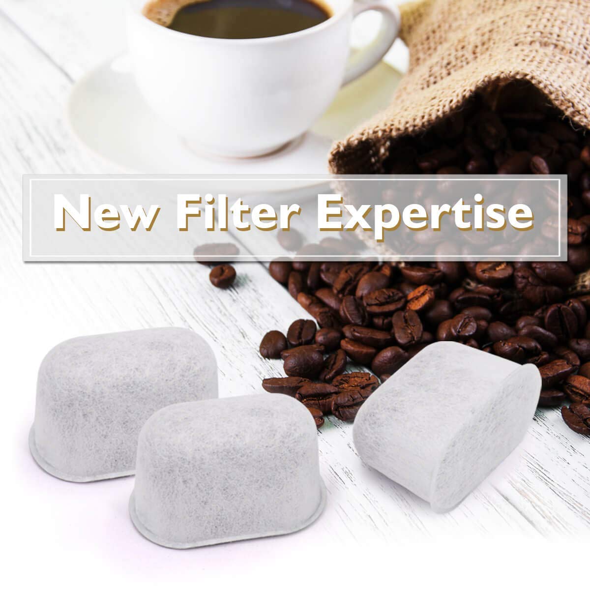 18-Pack Charcoal Water Filters - Compatible with Keurig Coffee Makers - Replacement Cartridges for Cleaner Tasting Coffee - Perfect for Home & Office Use