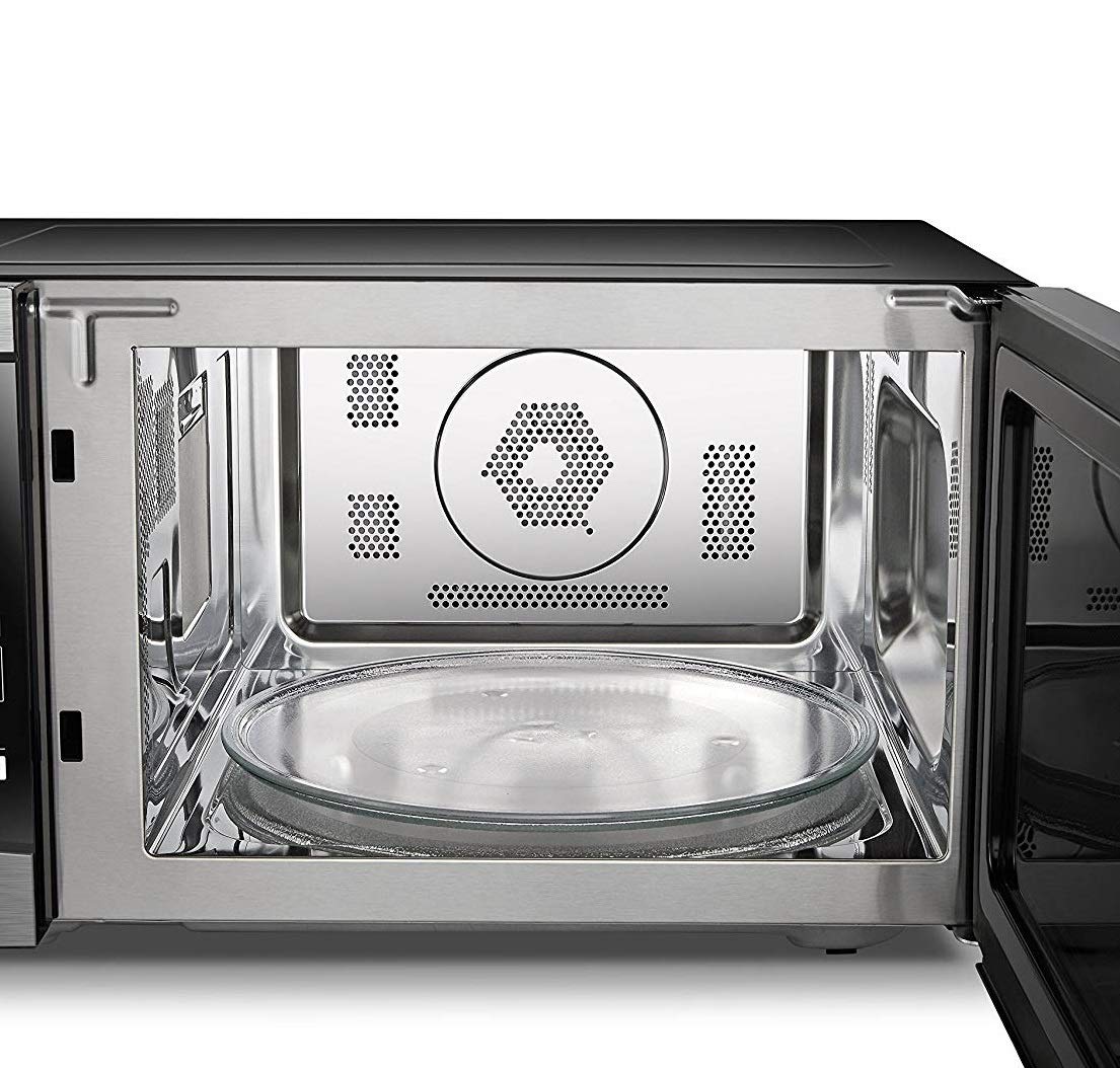 12.5 Inch (318mm) Microwave Turntable Plate - Replacement Glass Turntable Compatible with GE & Samsung Microwaves - Durable Rotating Tray for Even Heating - Perfect for Reheating, Defrosting & Cooking Meals - Ideal for Family Kitchens, Offices, Dorms & Small Apartments - Easy to Clean & Dishwasher Safe - Essential for Quick Meals, Leftovers & Frozen Food Prep