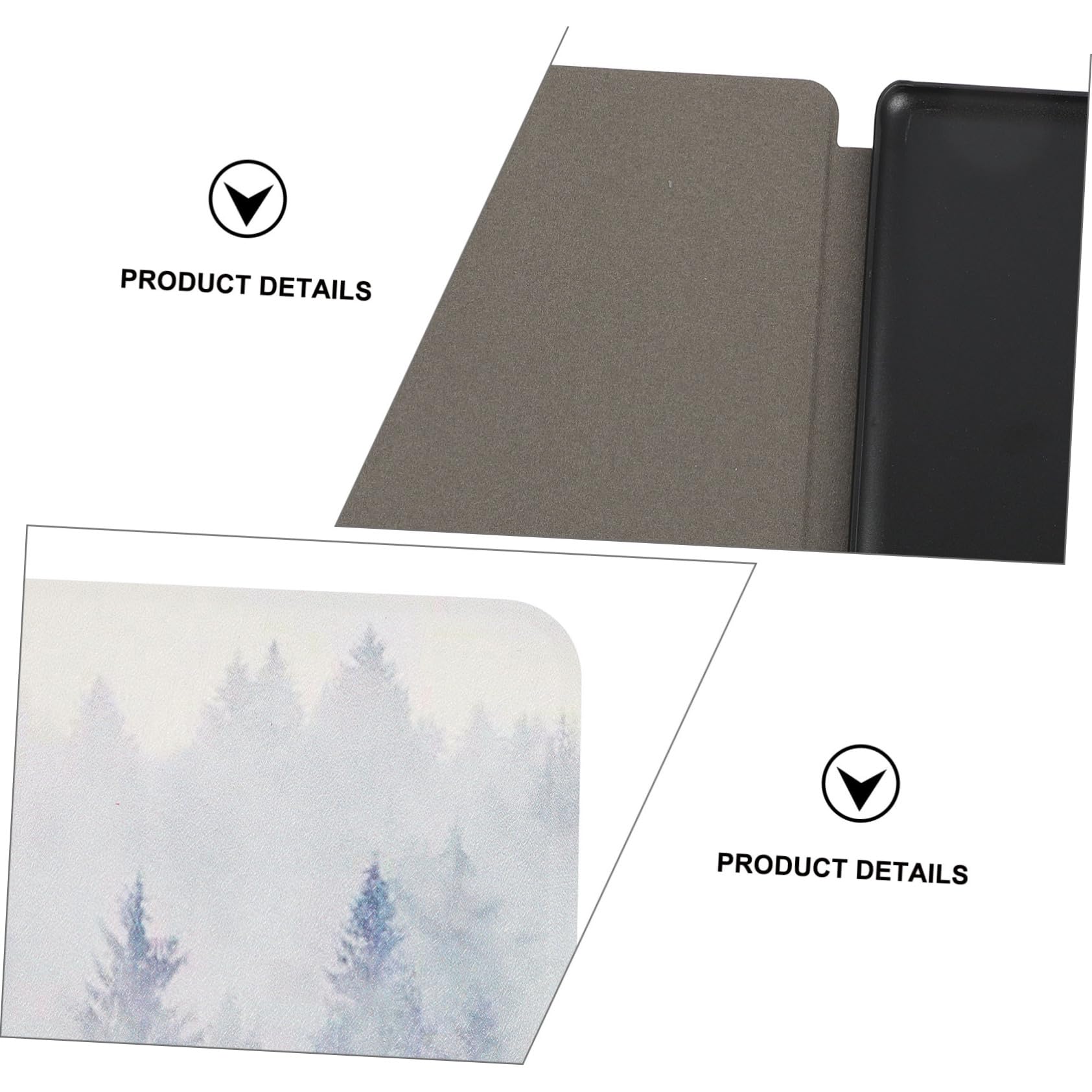 Angoily 2 Pack PU Leather Protective Case for Kindle E-Readers - Slim Fit Cover with Stylish Pattern, Anti-Slip & Scratch Resistant - Perfect for Reading at Home, Travel or Commuting