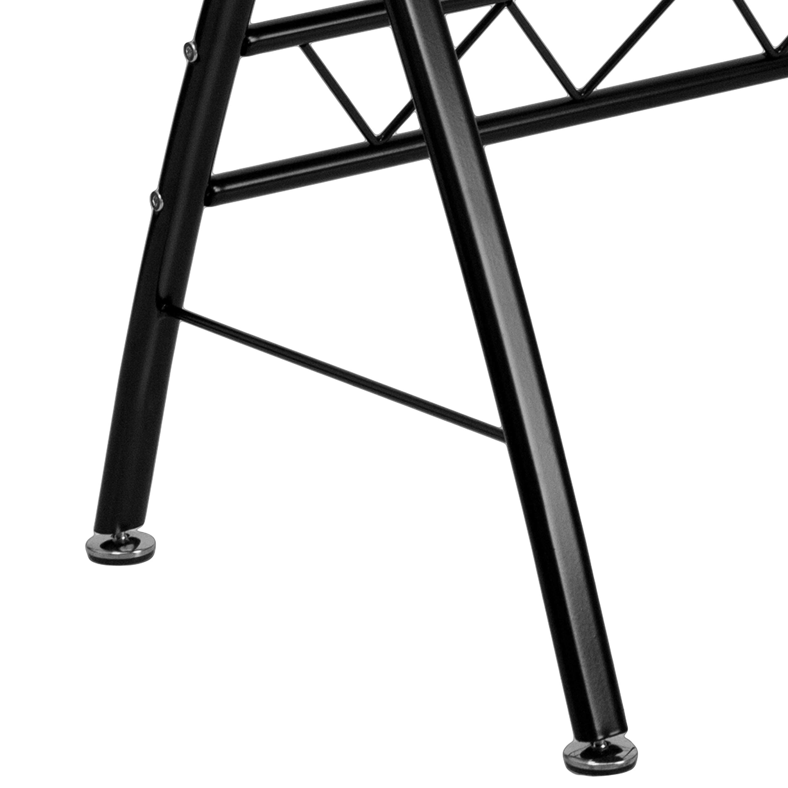 Flash Furniture Norris Black Tempered Glass Computer Desk with Pull-Out Keyboard Tray - Modern Home Office Desk for Work, Study & Gaming - Durable Glass Writing Table for Small Spaces & Apartments