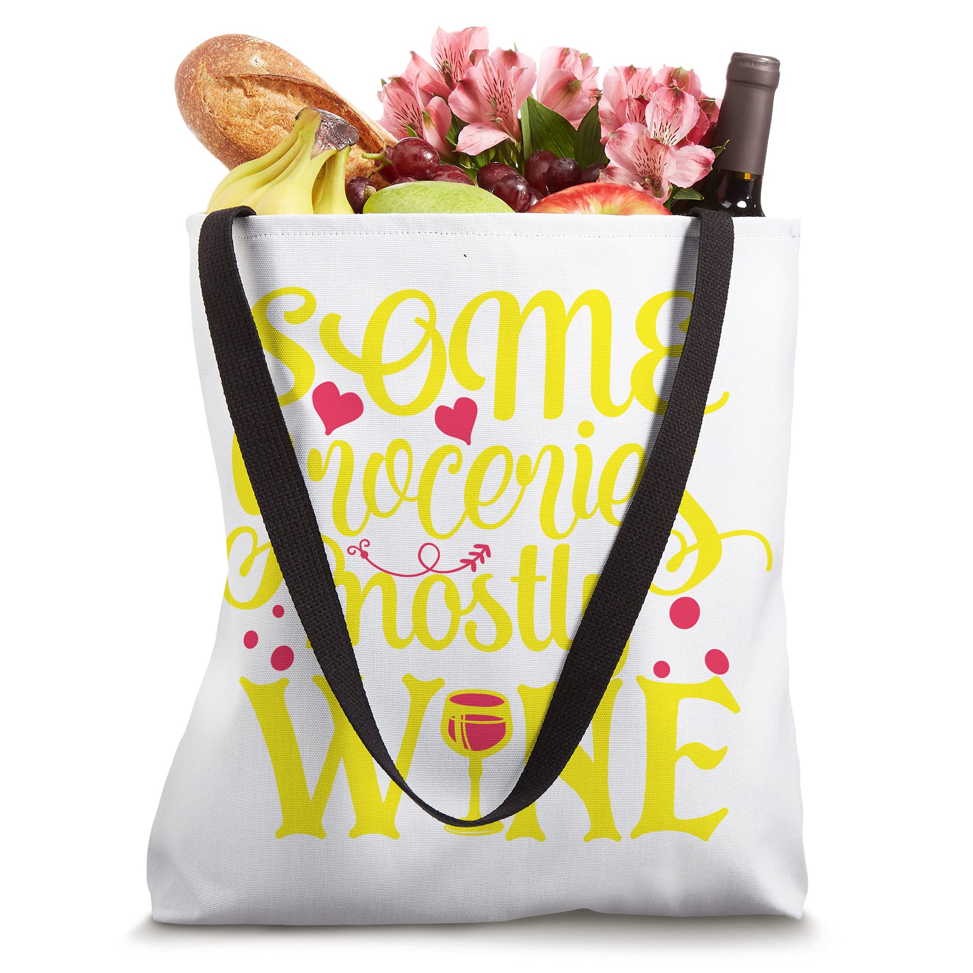 Wine Tote Bag for Groceries - Perfect for Shopping & Picnics