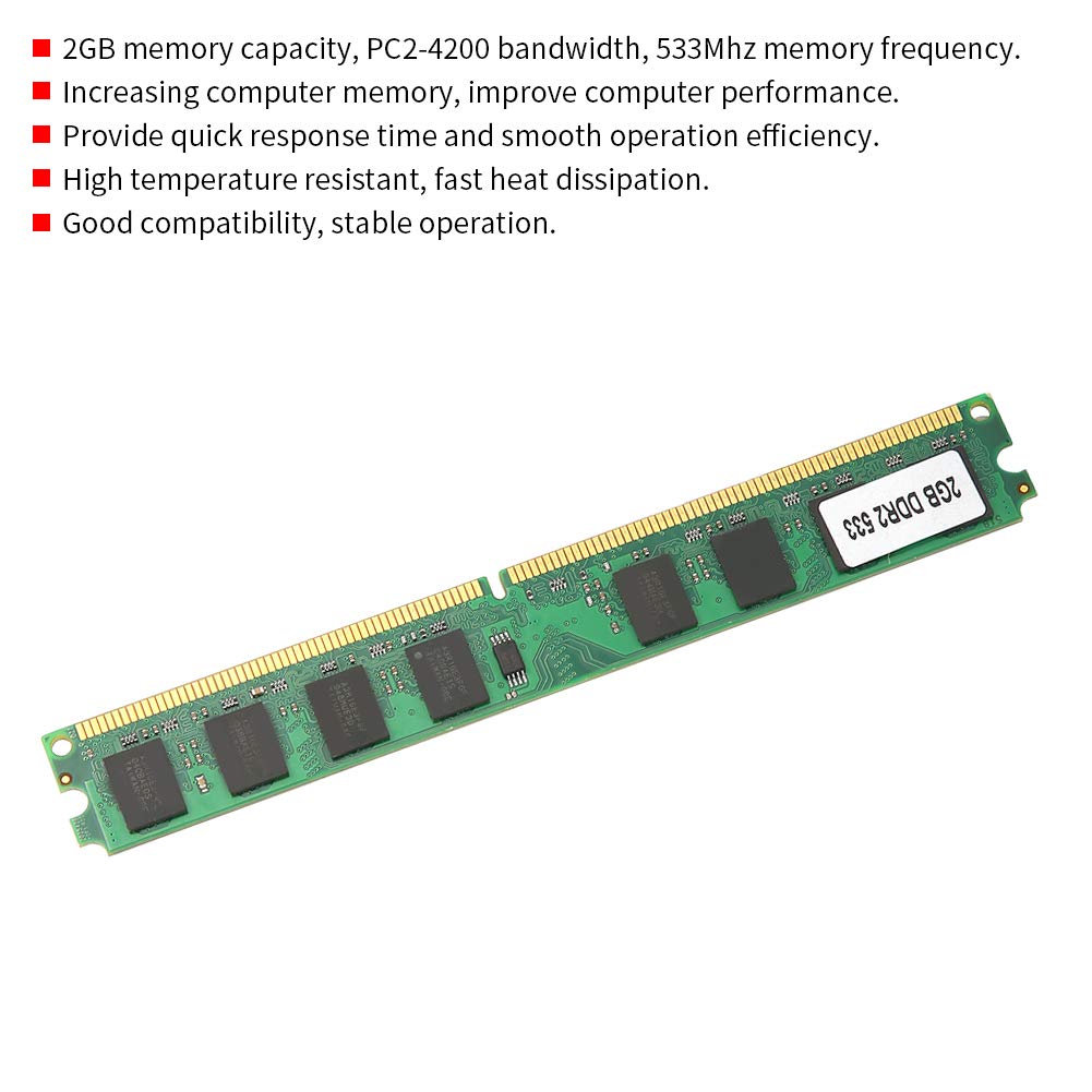 Taidda High-Performance Desktop Memory Module - Fast Heat Dissipation for Improved Computer Performance | Ideal for Gaming PCs, Workstations & Server Hosts