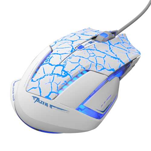 E Blue EMS600 2500DPI USB Wired Optical Gaming Mouse with 6 Buttons for PC & Laptop - Perfect for FPS, MMO & Office Work