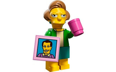 The Simpsons Series 2 LEGO Minifigure - Edna Krabappel Collectible Toy for Fans | Perfect for Display, Gifts & LEGO Collections