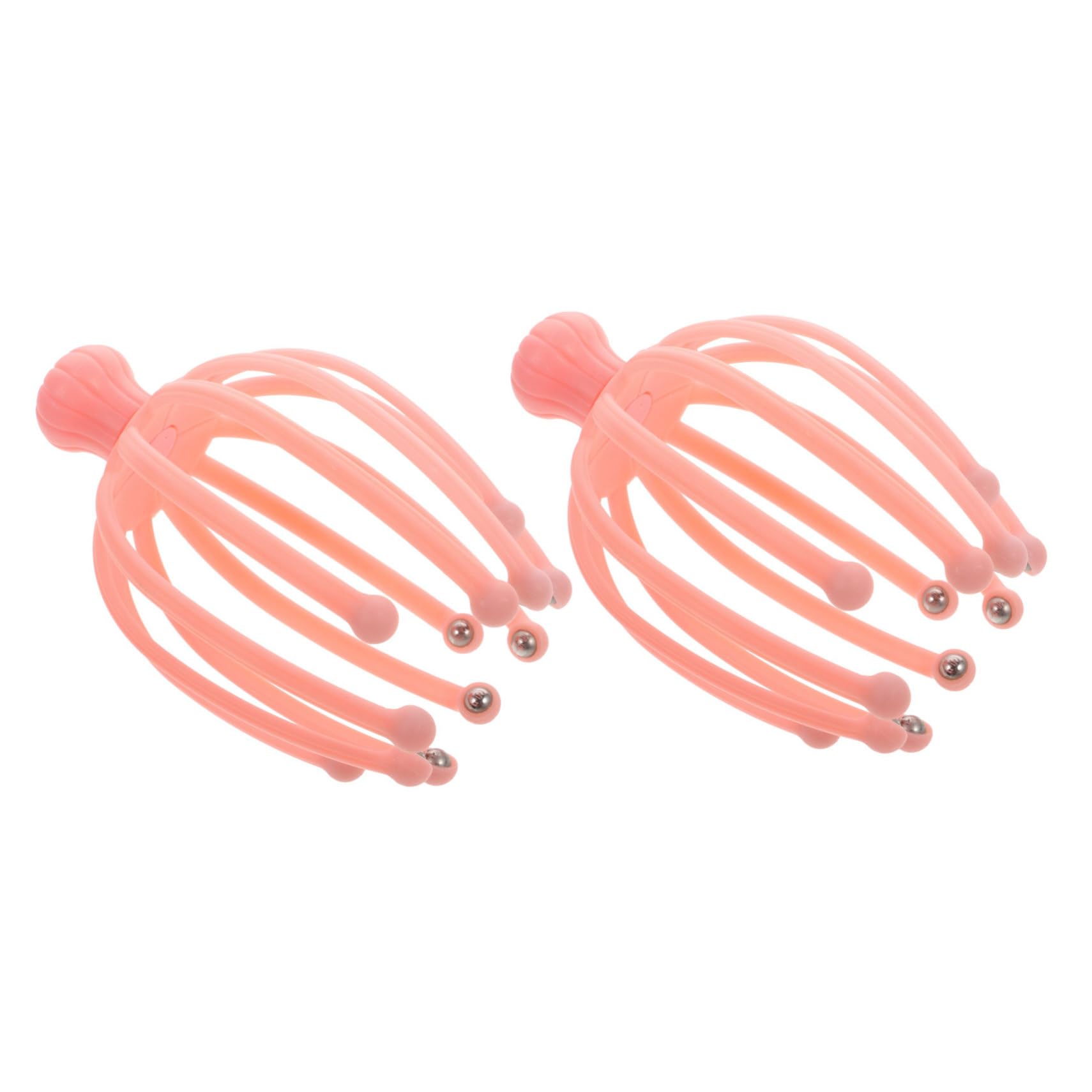 EXCEART 2-Pack Handheld Head Massager & Scalp Massager Tool - Stress Relief & Relaxation for Head, Neck & Shoulders - Perfect for Home, Office & Travel (Random Color)