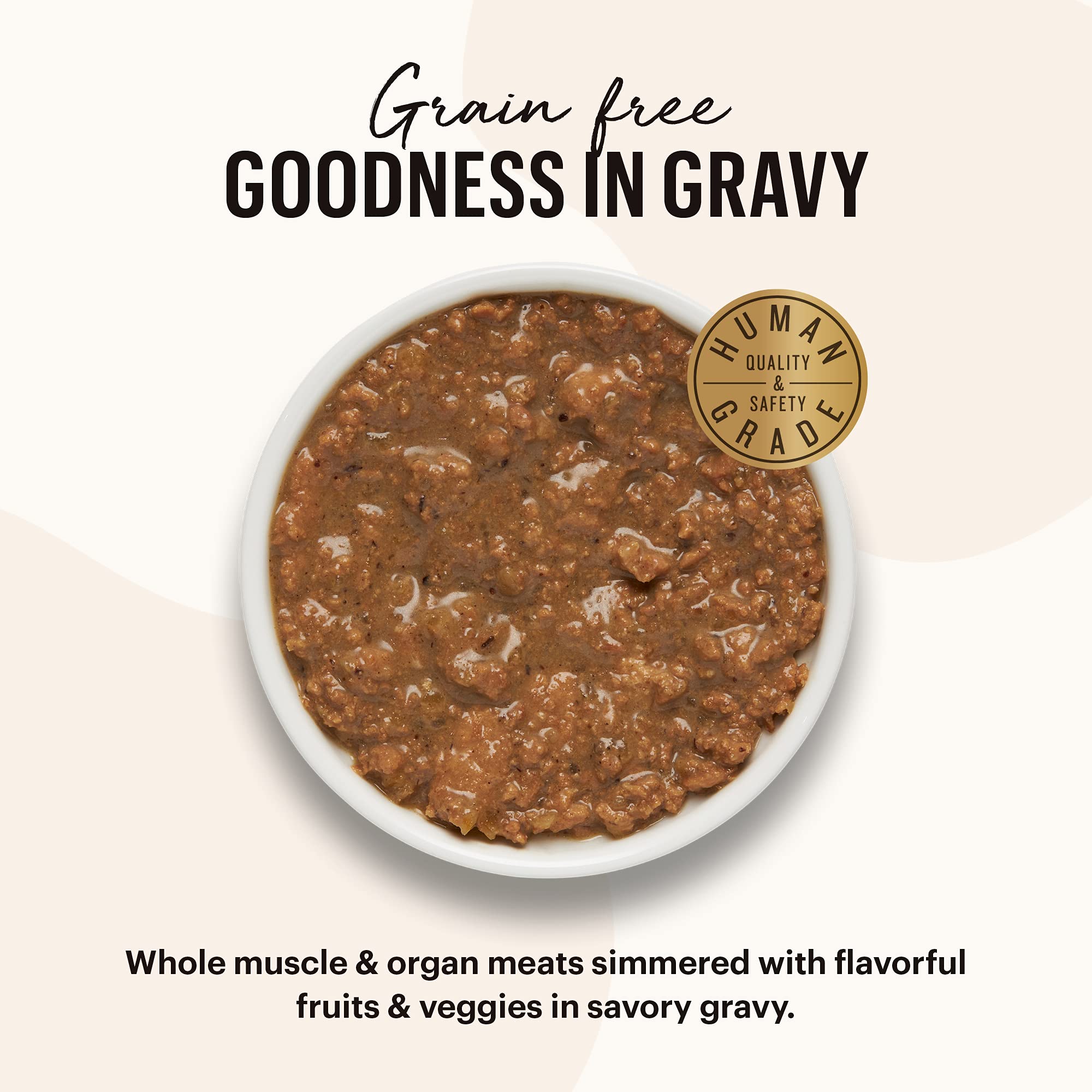 The Honest Kitchen Grain-Free Minced Wet Cat Food with Bone Broth Gravy - Variety Pack (8 x 2.8 oz) | High Protein, Natural Ingredients for Adult & Senior Cats | Perfect for Picky Eaters & Digestive Health