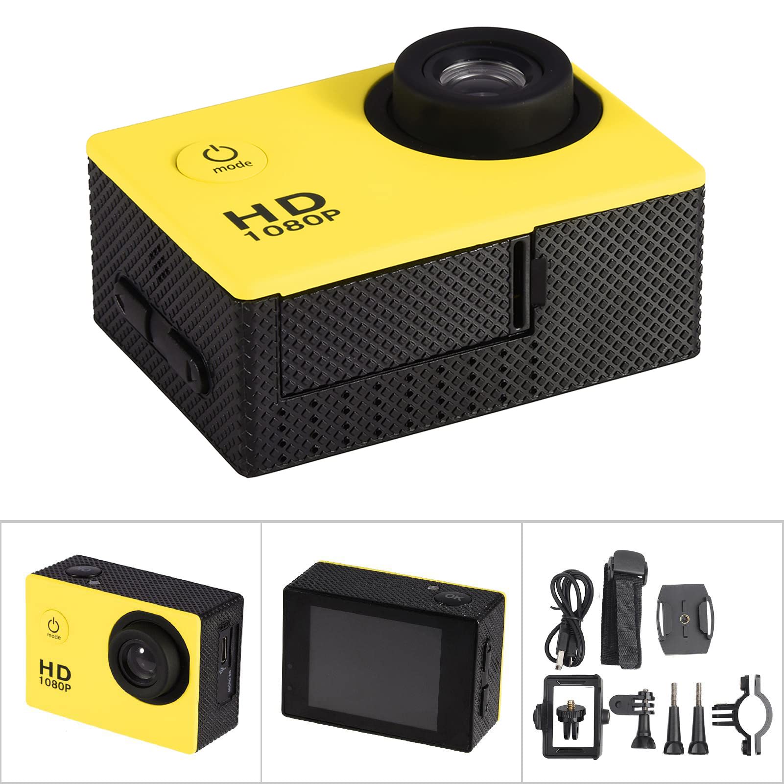 SJ9000/SJ5000 4K Ultra HD Waterproof Sports Action Camera - 30M Underwater Diving DV Camcorder with 90° Wide Angle & 2