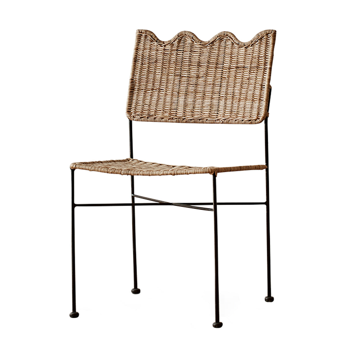 Bernadette Modern Dining Chair - Upholstered Fabric Seat, Sturdy Wooden Legs - Perfect for Kitchen, Dining Room, and Home Office Use