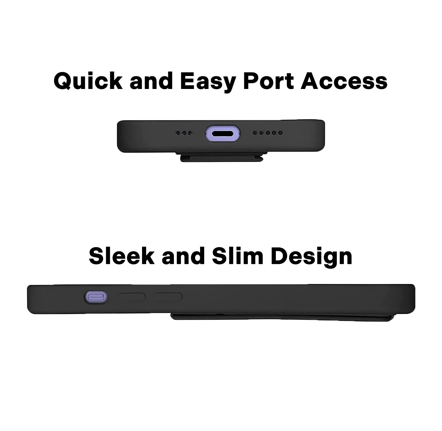 Phone Loops - Premium Silicone iPhone 14 Case with Foldable Kickstand & Grip Strap Holder | Shockproof Protective Cover with Stand for Hands-Free Viewing, Perfect for Workouts, Travel & Daily Use