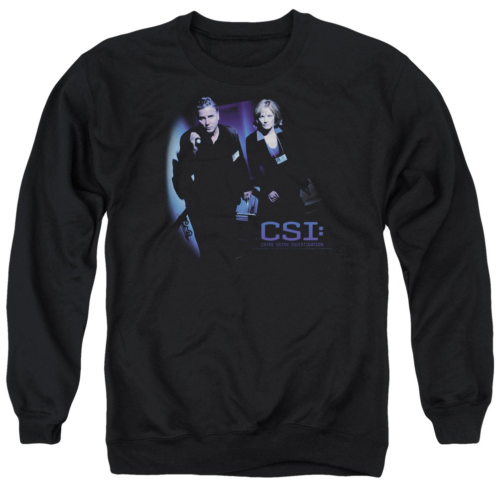 CSI at the Scene Unisex Crewneck Sweatshirt for Men & Women - Soft Cotton Pullover for Casual Wear, TV Show Fans & Crime Scene Investigation Enthusiasts