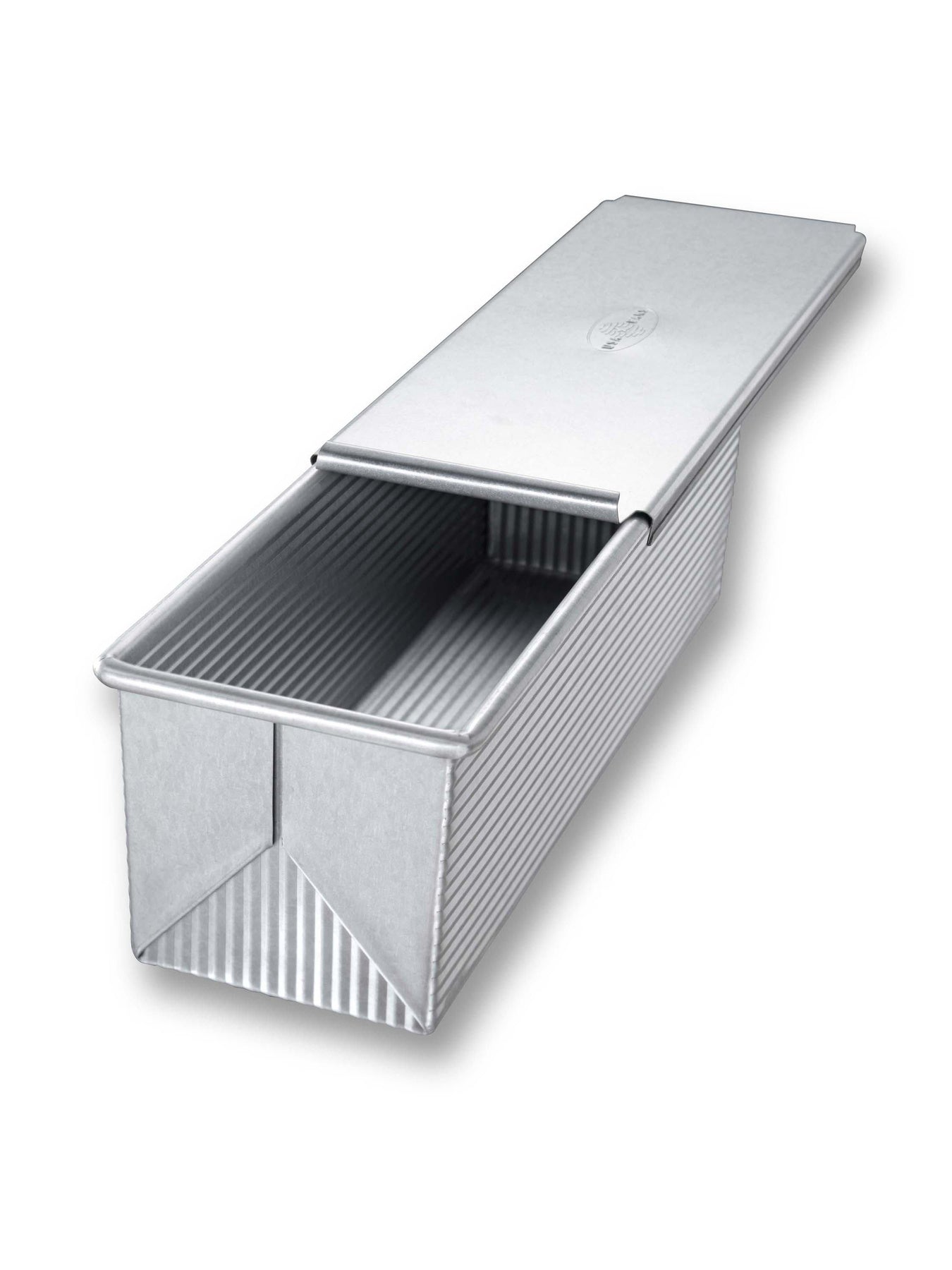 USA Pan Large Pullman Loaf Cover - Premium Stainless Steel Bread Pan Lid for Professional Baking - Perfect for Homemade Bread, Sandwich Loaves & Artisan Baking