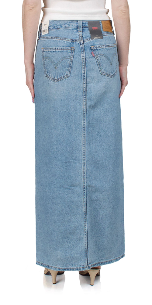 Elegant Ankle-Length Column Skirt with Slit - Flowy High Waist Pencil Skirt for Women | Perfect for Office, Party, and Formal Occasions