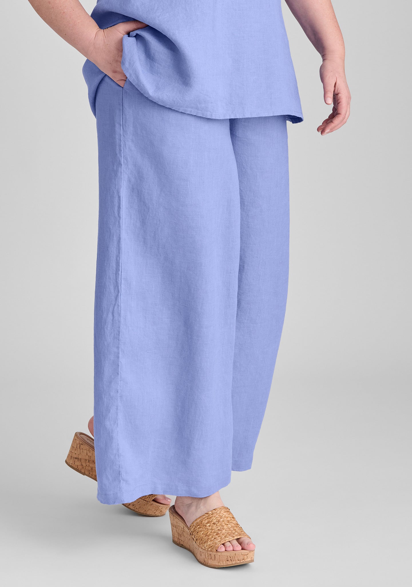 Carefree Pant - Full Length Linen Pants for Women | Comfortable & Breathable Summer Trousers | Perfect for Beach, Yoga, and Casual Wear