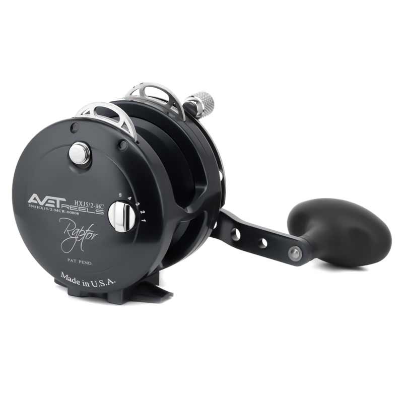 Avet HXJ 5/2 Two Speed Raptor Classic Fishing Reel - Saltwater Offshore Big Game Reel for Tuna, Marlin & Swordfish - Perfect for Deep Sea Fishing & Sportfishing Adventures