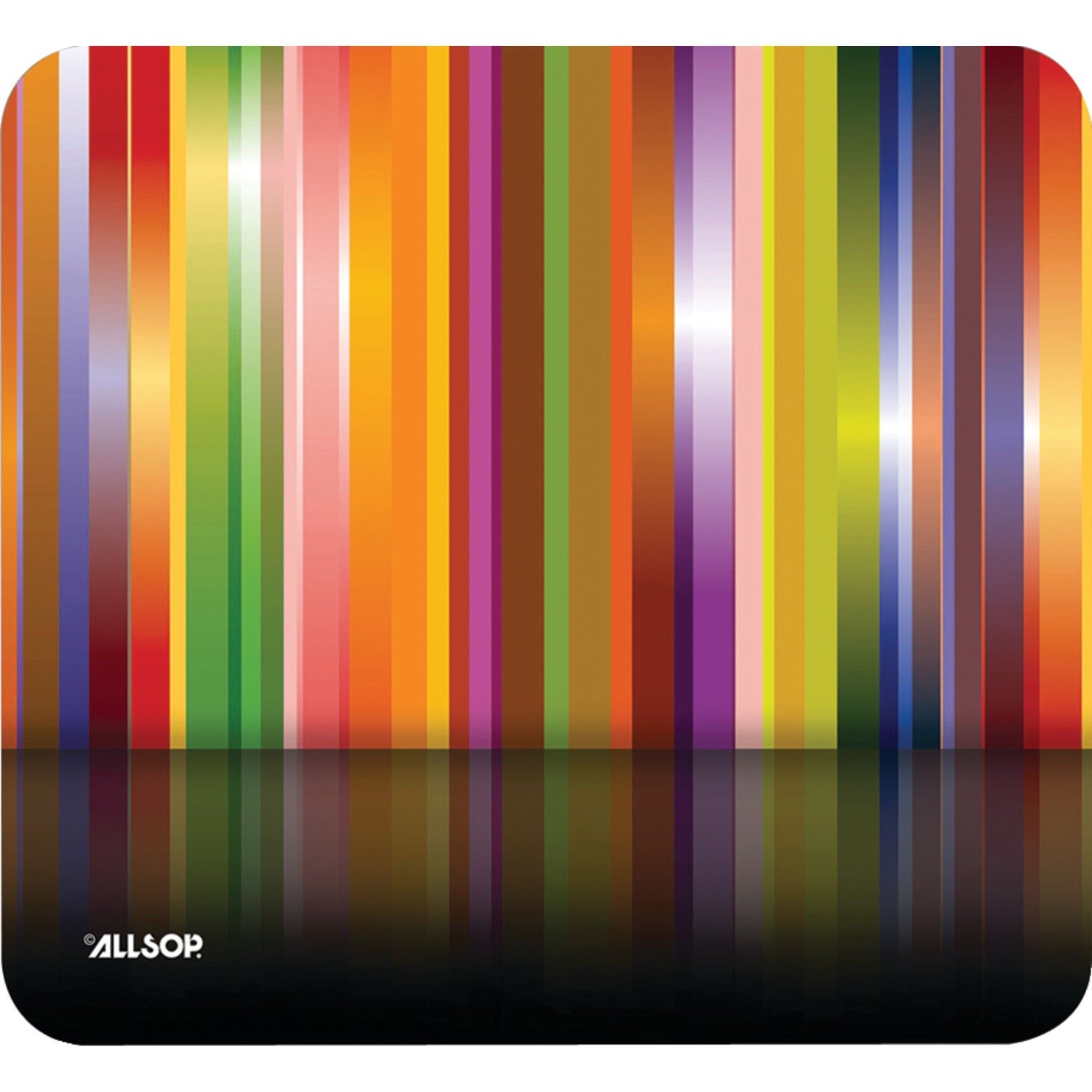 Allsop Mouse Pad with Tech Multi Stripes Design - 9
