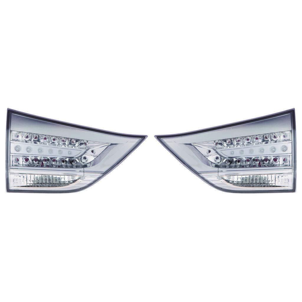 Toyota Sienna Inner Tail Light Assembly Pair (2011-2020) - CAPA Certified Driver & Passenger Side with Bulbs | Perfect for Replacement & Nighttime Safety