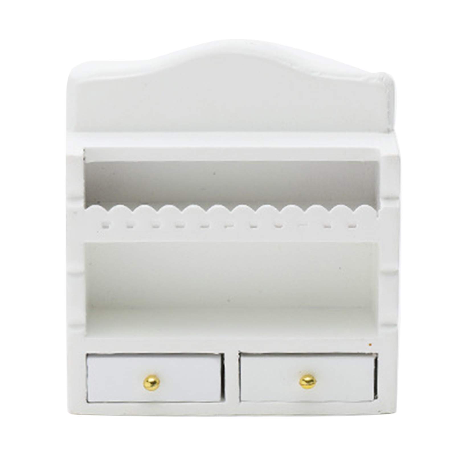 BARMI 1/12 Scale Miniature Kitchen Storage Rack - Classic European Style Dollhouse Accessory, DIY Dollhouse Decor & Collectible Model Toy - Perfect for Dollhouse Kitchens, Miniature Displays & Creative Gift Giving