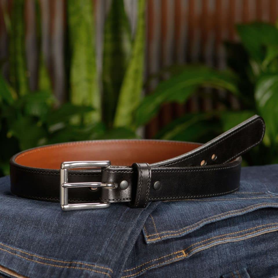 Premium Bullhide Leather Belt for Men - 1.50