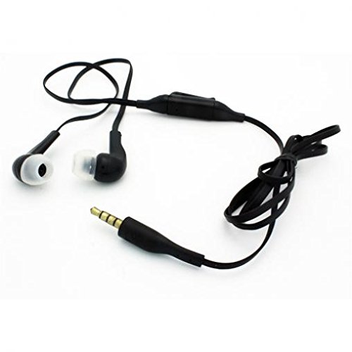 Premium Wired Earphones with Built-in Mic & 3.5mm Jack - Noise Cancelling Headphones Compatible with Samsung Galaxy A72/A52/A42/A32/A12 - Perfect for Gaming, Work Calls & Music Listening