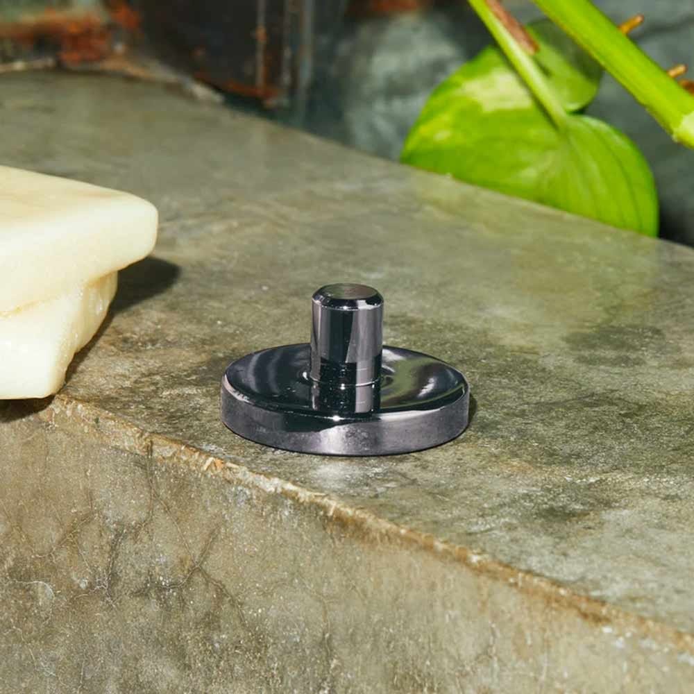 Leaf Shave Twig & Thorn Razor Stand - Mercury Finish | Eco-Friendly Safety Razor Holder for Bathroom & Travel | Perfect for Wet Shaving & Grooming Essentials