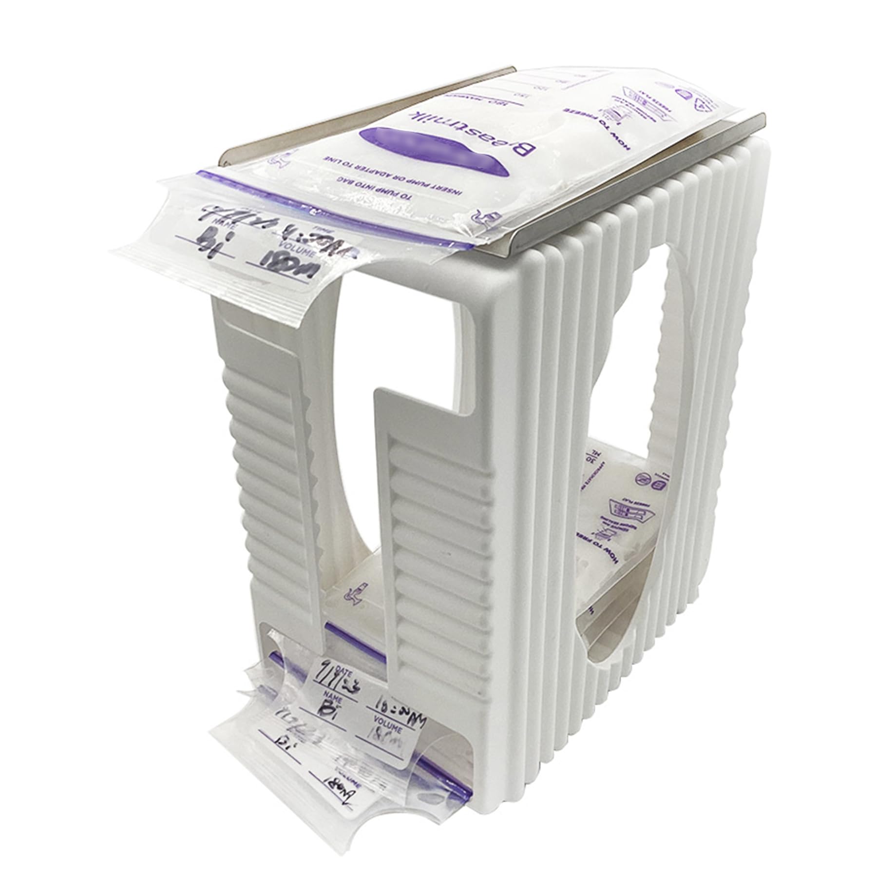 Best Breastmilk Storage Containers for Fridge & Freezer - BPA-Free Breast Milk Storage Bags with Quick Freeze Metal Tray - Perfect for Organizing and Preserving Breastmilk at Home or Work
