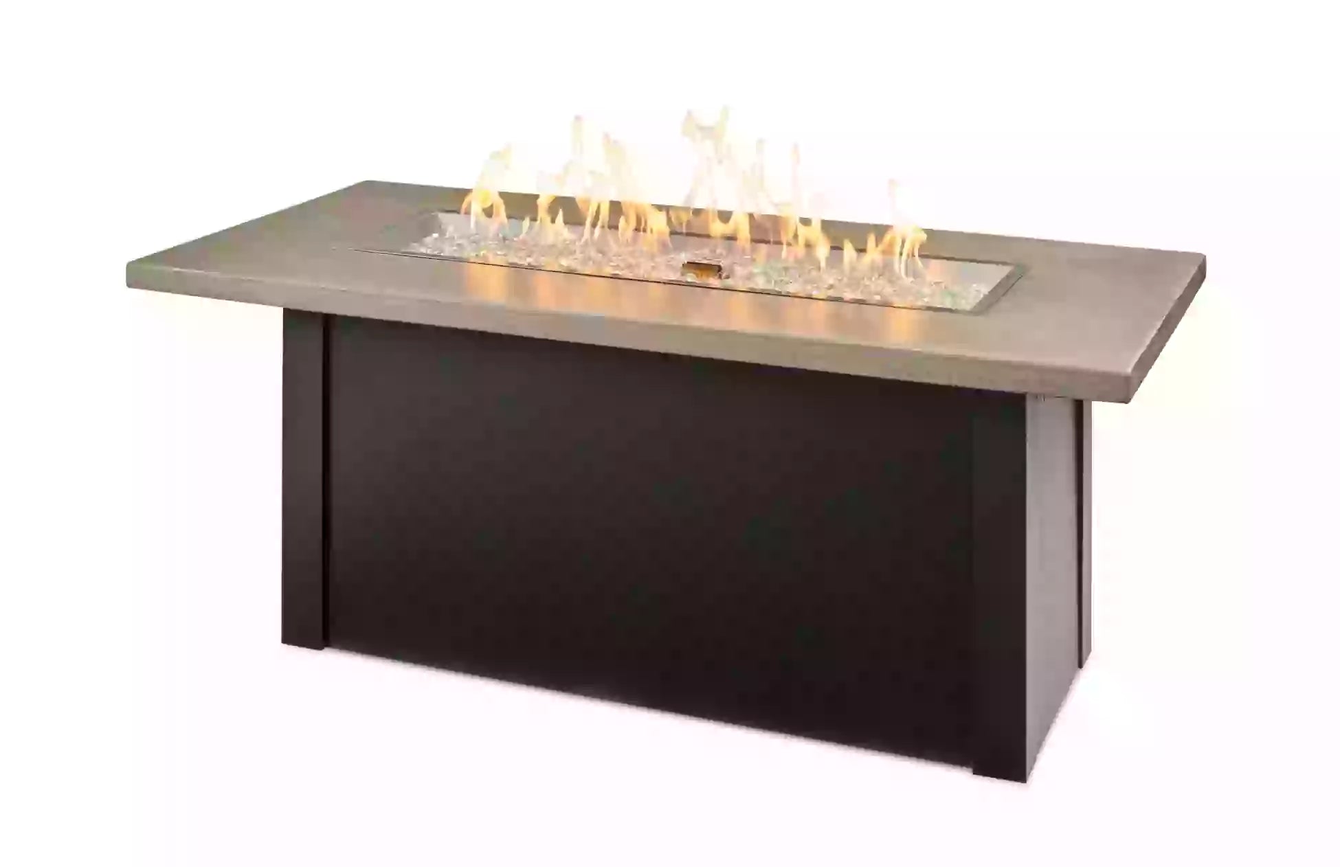 Havenwood Linear Gas Fire Pit Table - Outdoor Patio Heater with Modern Design for Backyard, Deck, and Garden - Perfect for Entertaining and Relaxing