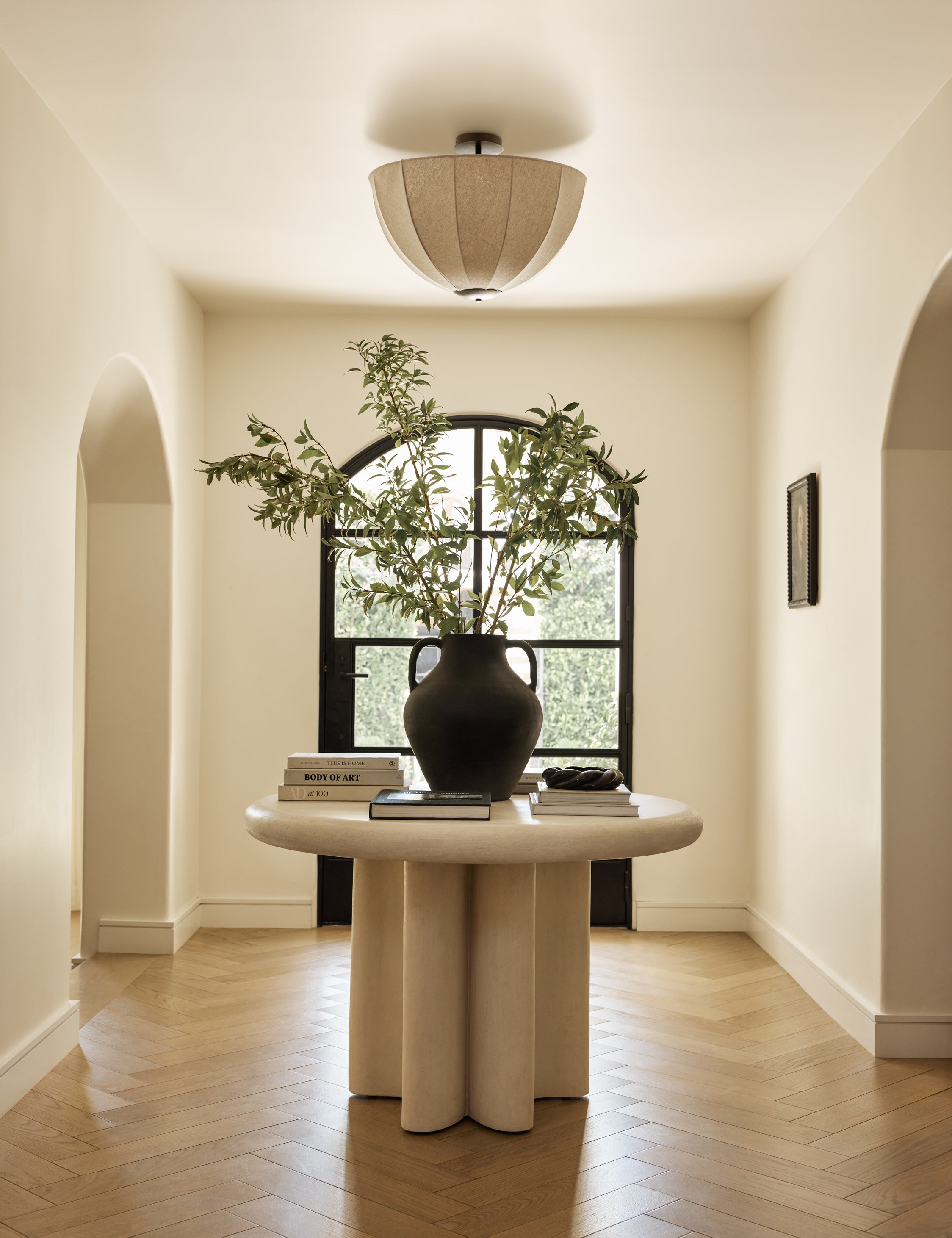 Amber Lewis x Four Hands Atrani Vase - Modern Ceramic Home Decor for Living Room, Bedroom & Dining Table Centerpiece