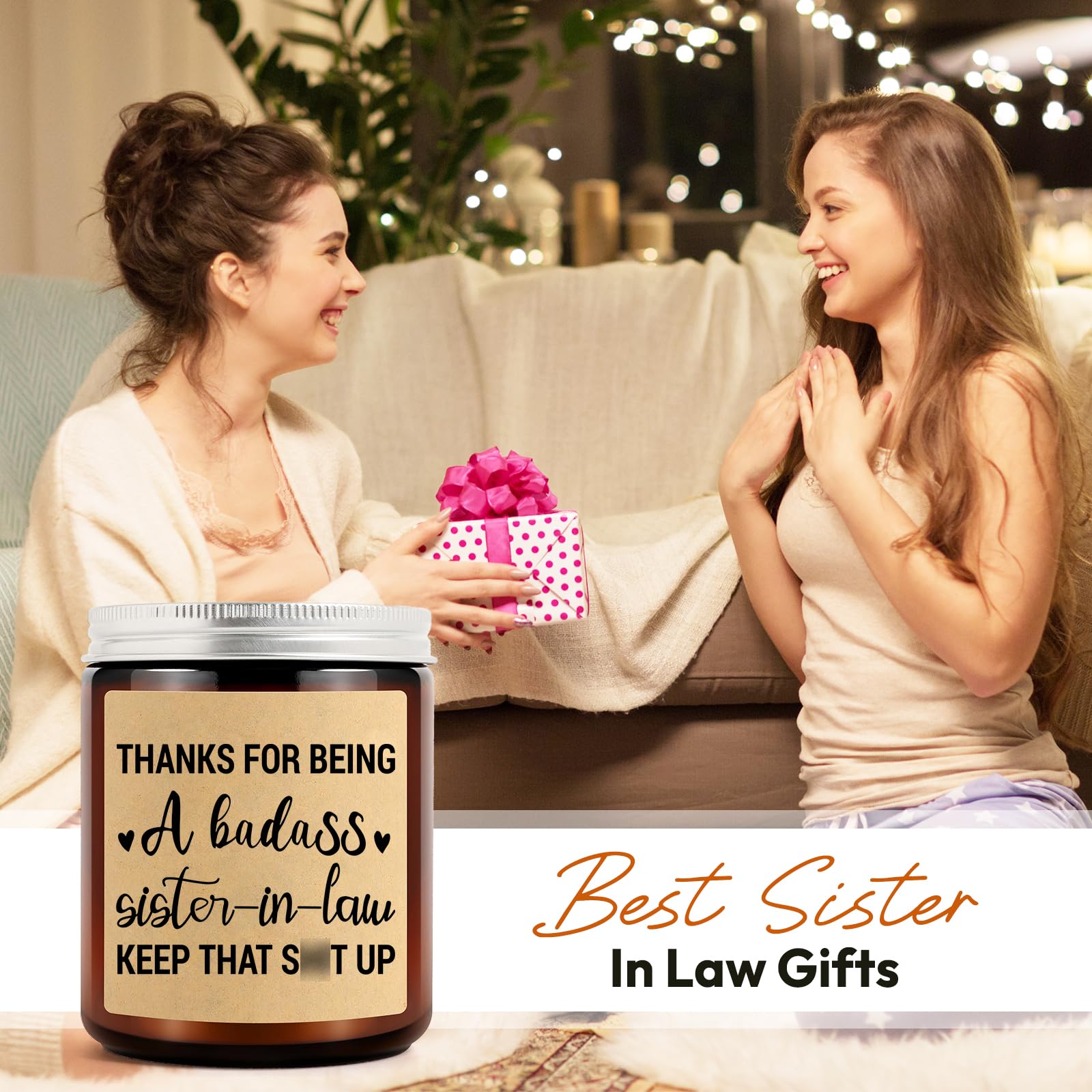 Thoughtful Sister-in-Law Gifts for Birthday, Engagement, Wedding & Mother's Day - Unique Presents for Women, Best Friends & Family (Elegant Brown Gift Box) - Perfect for Special Occasions & Heartfelt Surprises