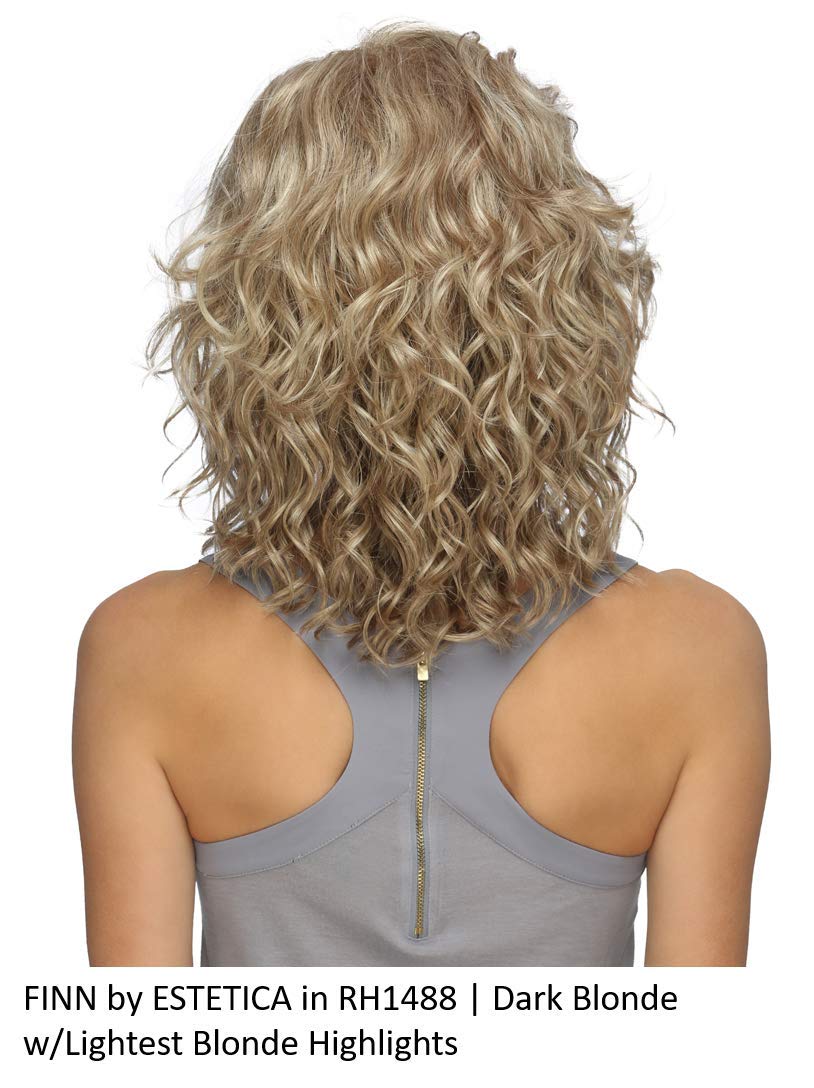 FINN Front Lace Wig by Estetica - 5 Piece Bundle with Wig, Wig Liner, Wide Tooth Comb, 4 oz Belle of Hope Luxury Shampoo & 19 Page Guide (Caramel Kiss) | Perfect for Daily Wear, Cosplay & Special Occasions
