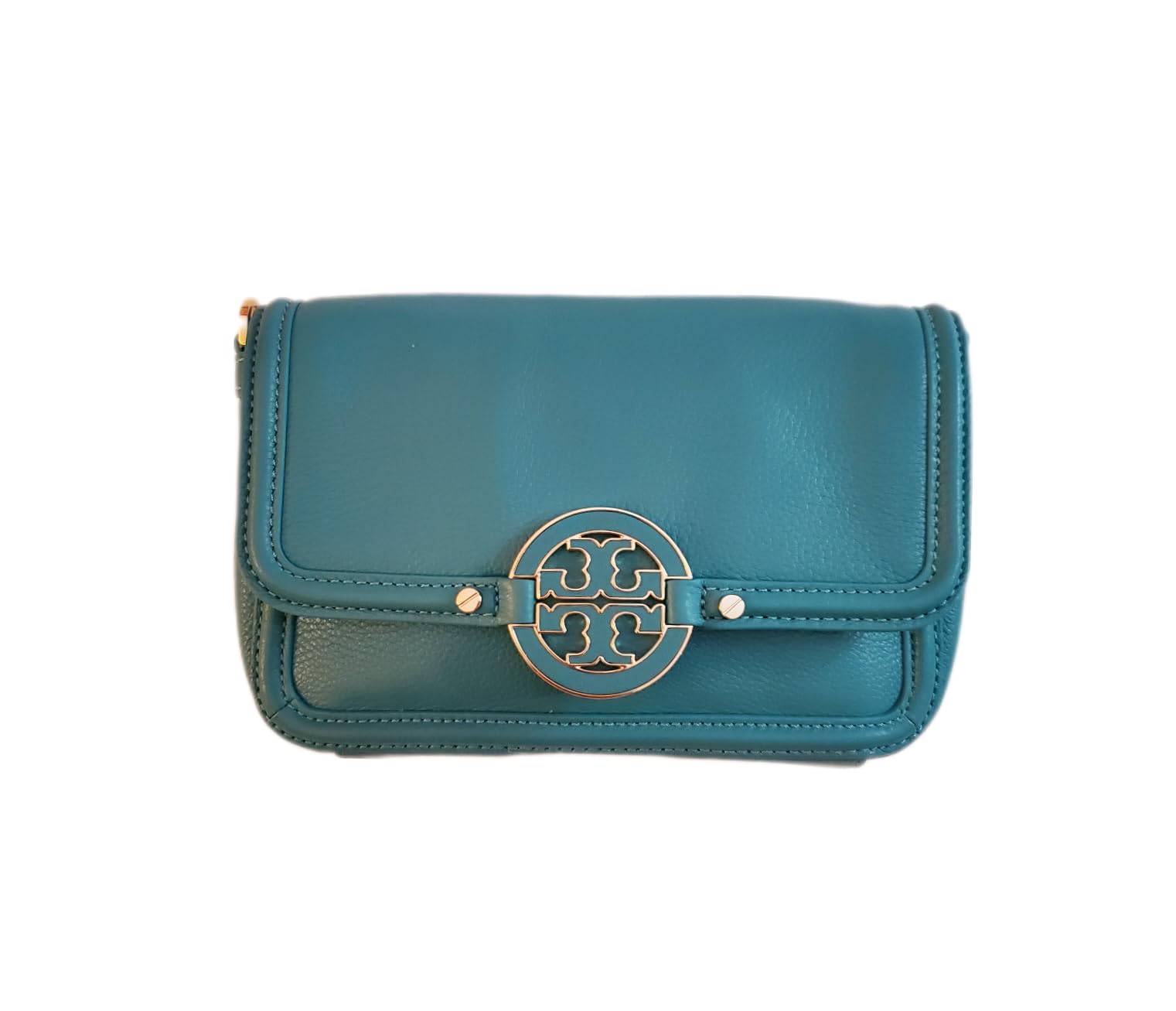 Tory Burch Amanda Leather Mini Crossbody Bag for Women | Genuine Leather Small Shoulder Purse | Perfect for Everyday Use, Travel & Date Night