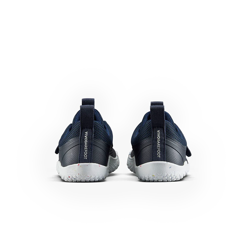 Vivobarefoot Primus Sport III Pre School Kids Barefoot Shoes - Deep Ocean Blue | Lightweight & Flexible for Active Play, Running & Outdoor Adventures