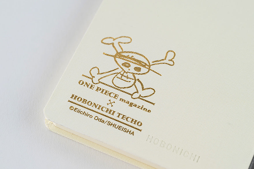 Hobonichi Techo 2025 ONE PIECE Planner - Straw Hat Luffy Ivory Hardcover Weekly Journal (English Edition) | January Start, Monday Format | Perfect for Anime Fans, Students & Office Organization