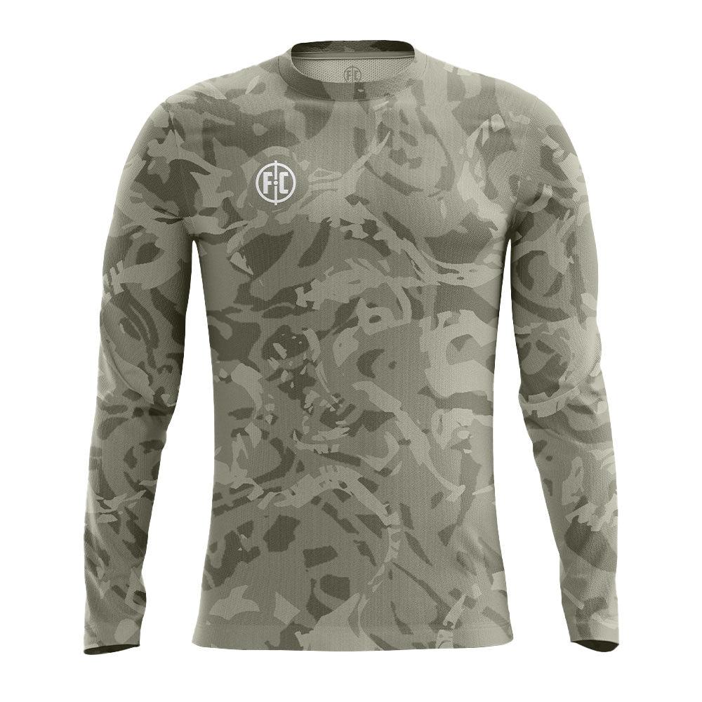 FC Bushcraft GK Jersey Grey - Durable Goalkeeper Shirt for Soccer, Football & Outdoor Sports Training