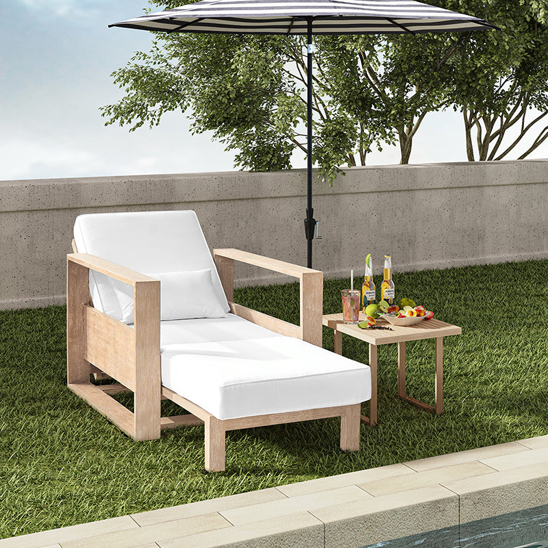 Enrico Adjustable Backrest Chaise Lounge - Ergonomic Outdoor Patio Furniture for Poolside, Garden & Relaxation