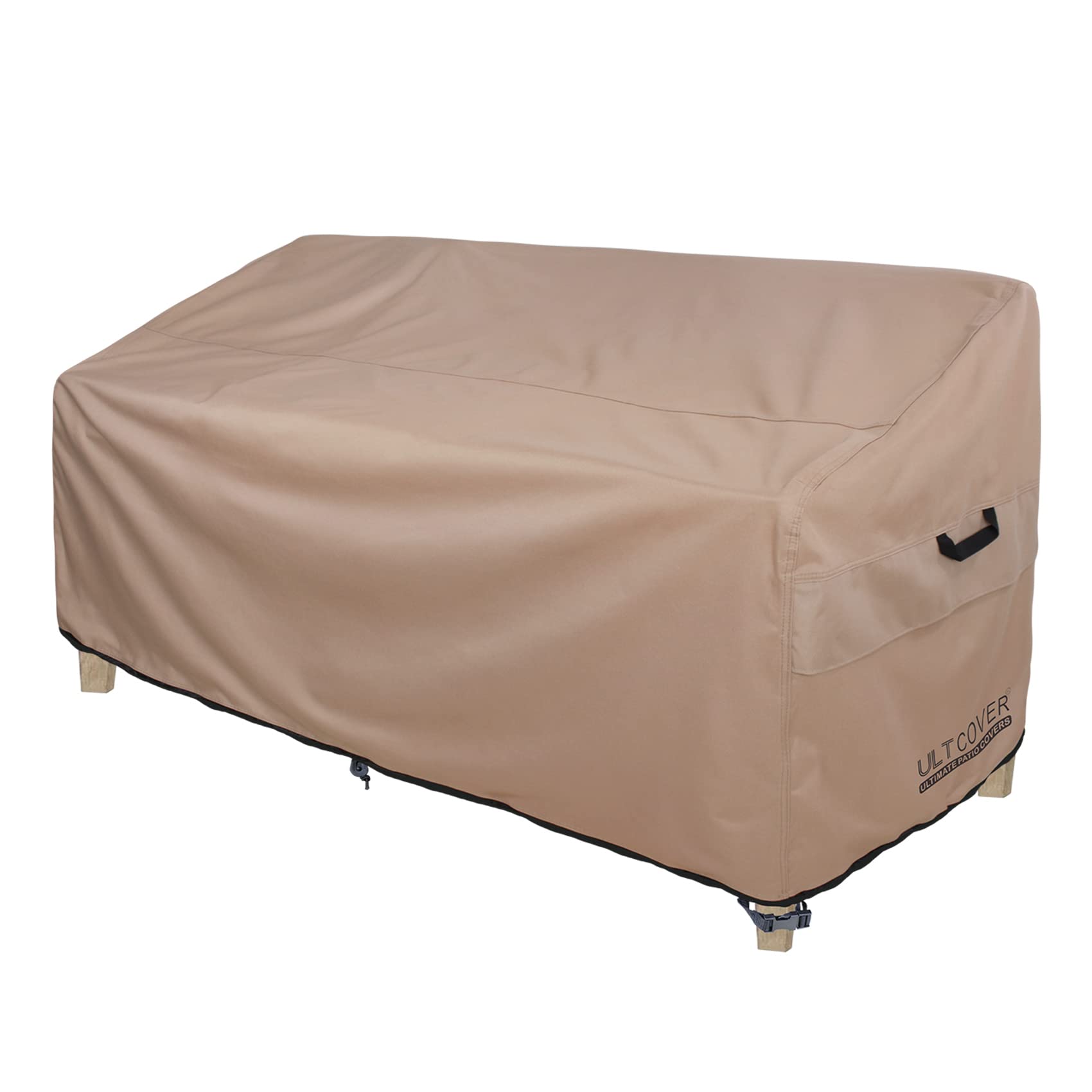 ULTCOVER Waterproof 3-Seater Patio Sofa Cover 88W x 35D x 35H Inch - Outdoor Furniture Protector for Rain, Sun & Snow - Perfect for Deck, Garden & Backyard Use