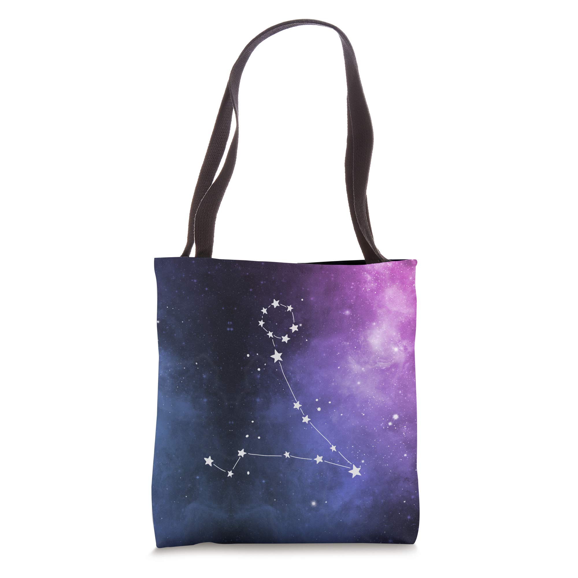 Pisces Constellation Tote Bag - Stylish Zodiac Themed Reusable Shopping Bag - Perfect for Beach, Grocery & Everyday Use