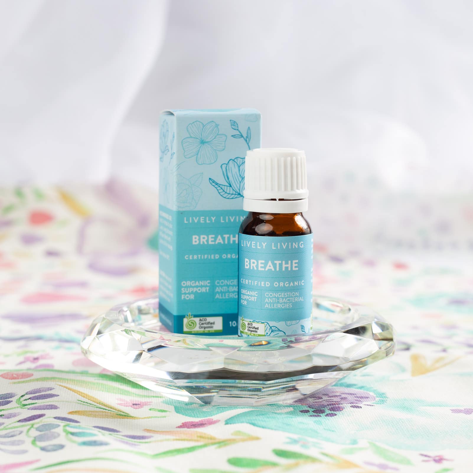 Organic Breathe Essential Oil 10ml - USDA Certified, 100% Pure for Aromatherapy, Stress Relief & Better Sleep - Diffuser, Massage & Home Use