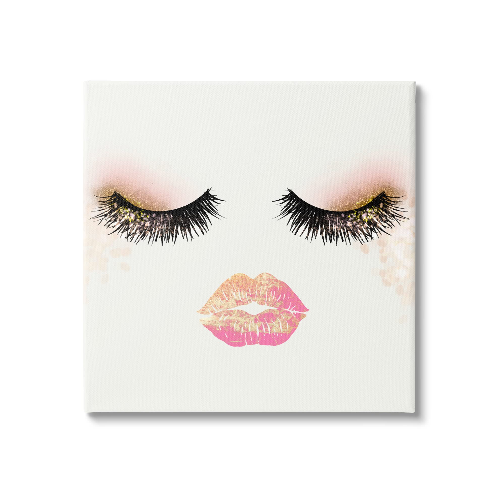 Stupell Industries Glamorous Fashion Mascara - Volumizing & Lengthening Makeup for Sparkling Eyes | Perfect for Night Out, Party & Special Occasions | Designed by Ziwei Li