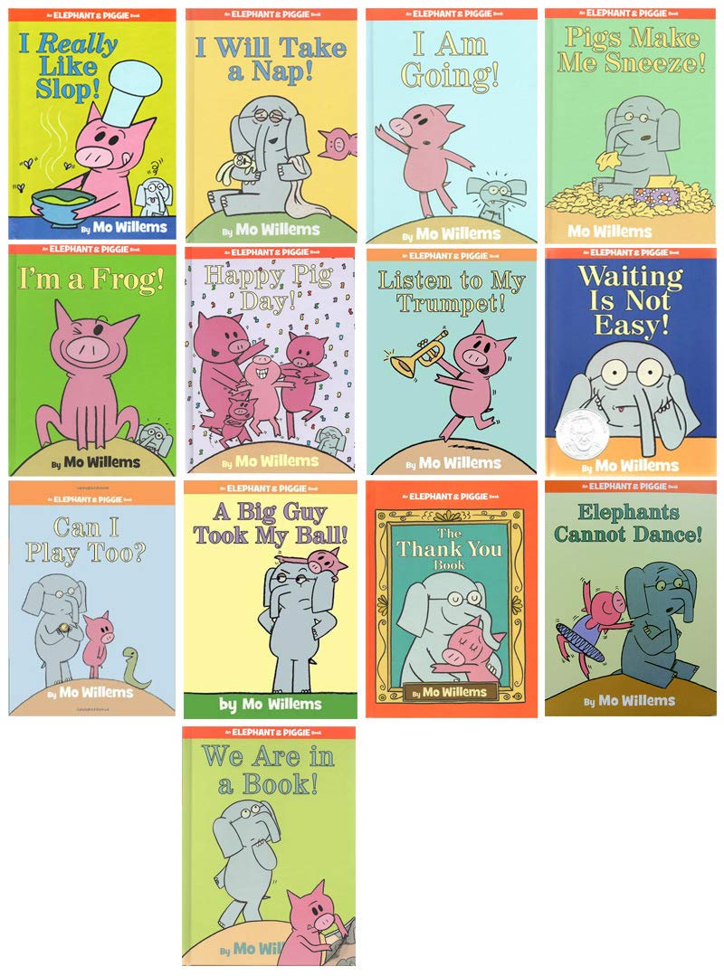 Elephant & Piggie Series Complete Collection - 25 Books Set for Kids | Early Readers, Classroom & Homeschool Learning, Gift for Children