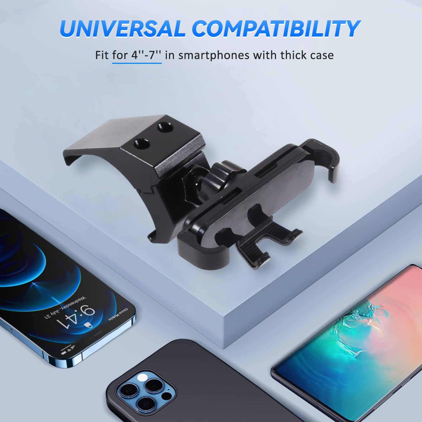 Premium 360° Adjustable Car Phone Mount Holder for Land Rover Defender 90/110/130 (2020-2023 Models) - Universal Smartphone Dash Mount - Perfect for GPS Navigation & Hands-Free Driving