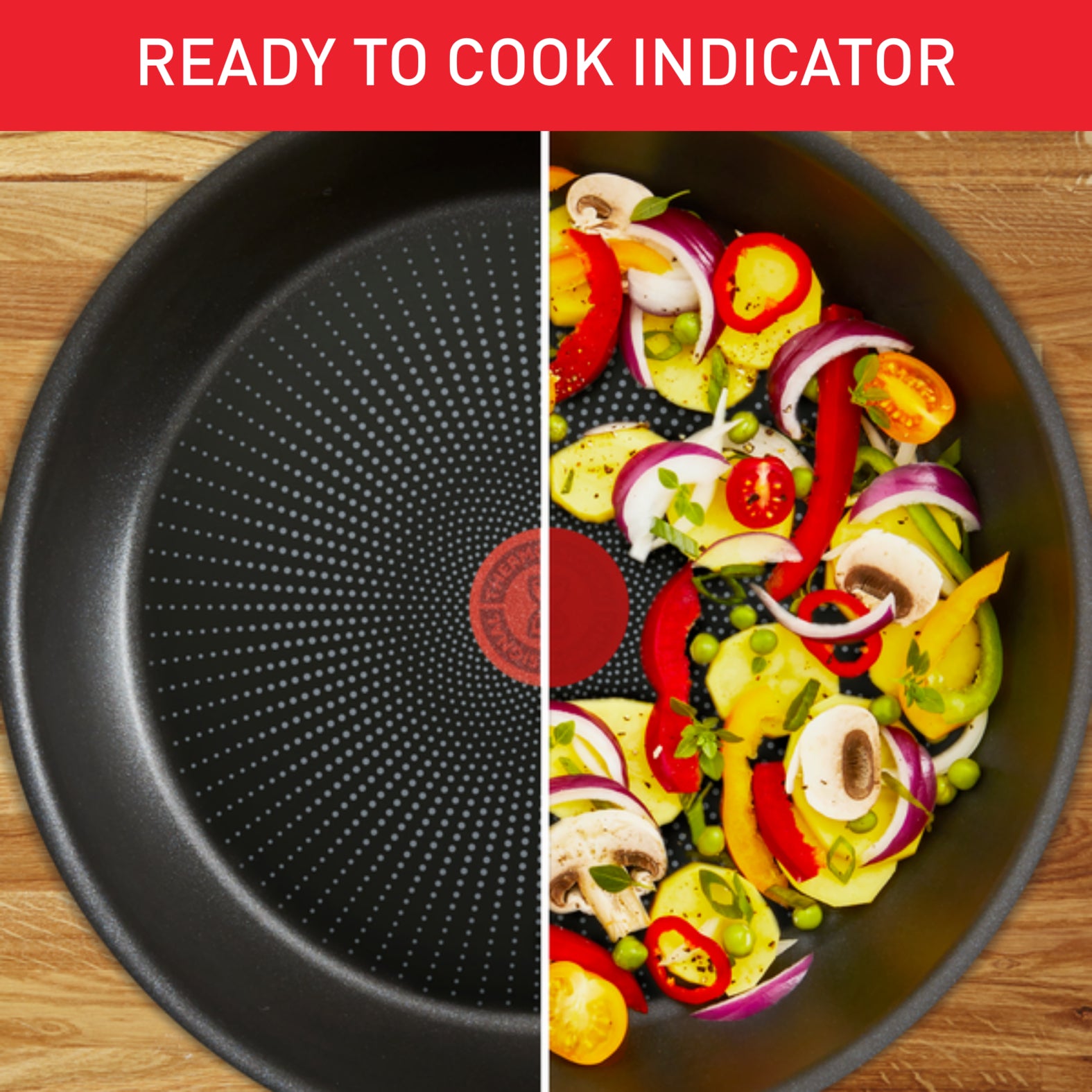 Tefal React Induction Non-Stick Fry Pan 30cm - Professional Cookware for Induction Stoves, Perfect for Searing, Frying & Sauteing at Home or Restaurant