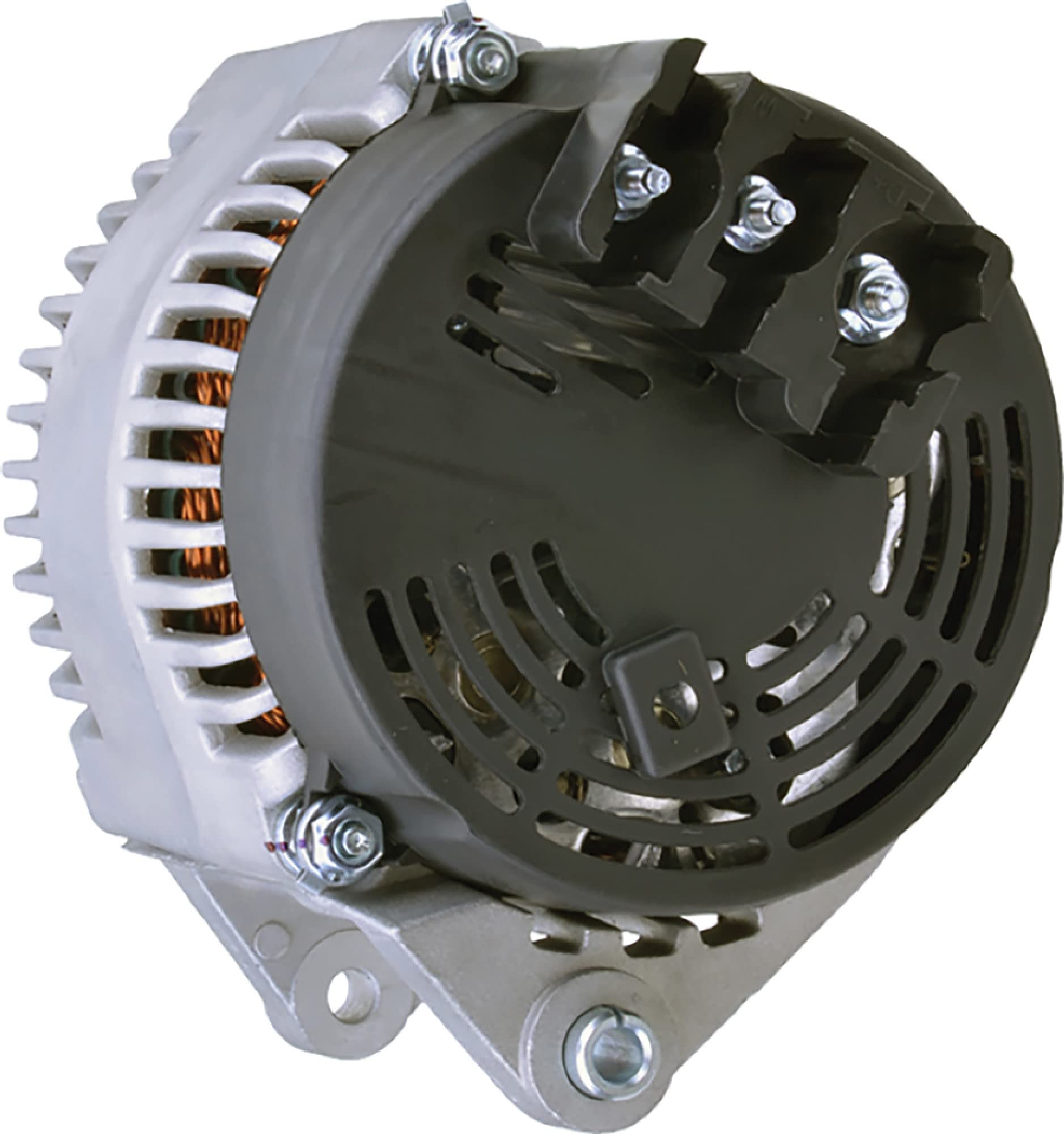 DB Electrical ROTA0192 100 Amp Internal Fan Alternator - Compatible with Caterpillar 414E, 416EST, C4.4, C6.6 - Replaces 102211-8121, 102211-8120, 63377463, 225-3144 - 12V Internal Regulator Replacement - Perfect for Heavy-Duty Equipment & Industrial Machinery