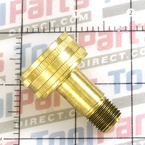 Milwaukee 42-04-0600 Water Hose Adapter - Heavy Duty Brass Fitting for Garden, RV & Outdoor Water Connections - Perfect for Lawn Irrigation, Car Washing & Home Plumbing