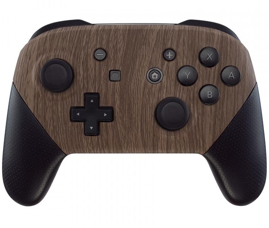 Custom Wood Grain Nintendo Switch Pro Controller - Unique Handcrafted Design for Gaming Enthusiasts | Perfect for Competitive Play & Home Entertainment