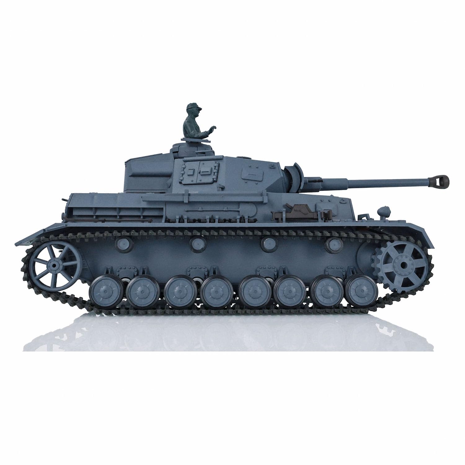 Heng Long 1/16 Scale 2.4GHz RC Tank - German Panzer IV F2 RTR Model with Infrared Combat, 340° Rotating Turret, Smoke Generator & BB Shooting | Ready-to-Run Airsoft Tank for Military Enthusiasts & Collectors | Perfect for Battle Simulation, Outdoor Play & Display