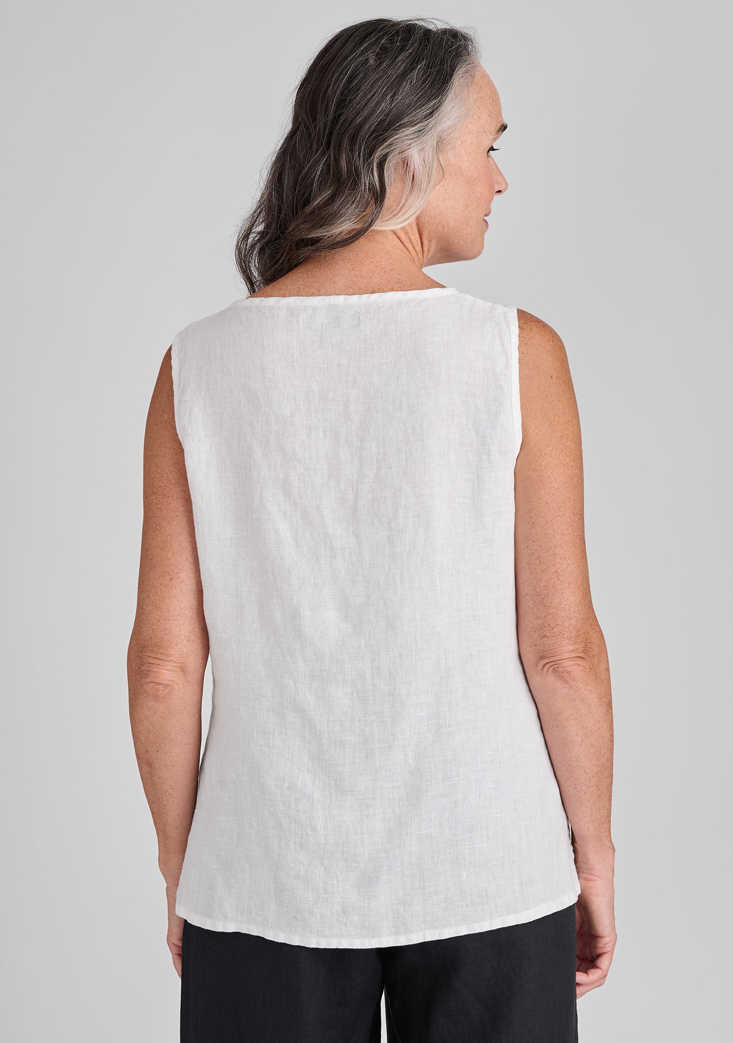 Essential Linen Tank Top for Women - Soft Breathable Summer Casual Wear - Perfect for Yoga, Beach, and Everyday Outfits