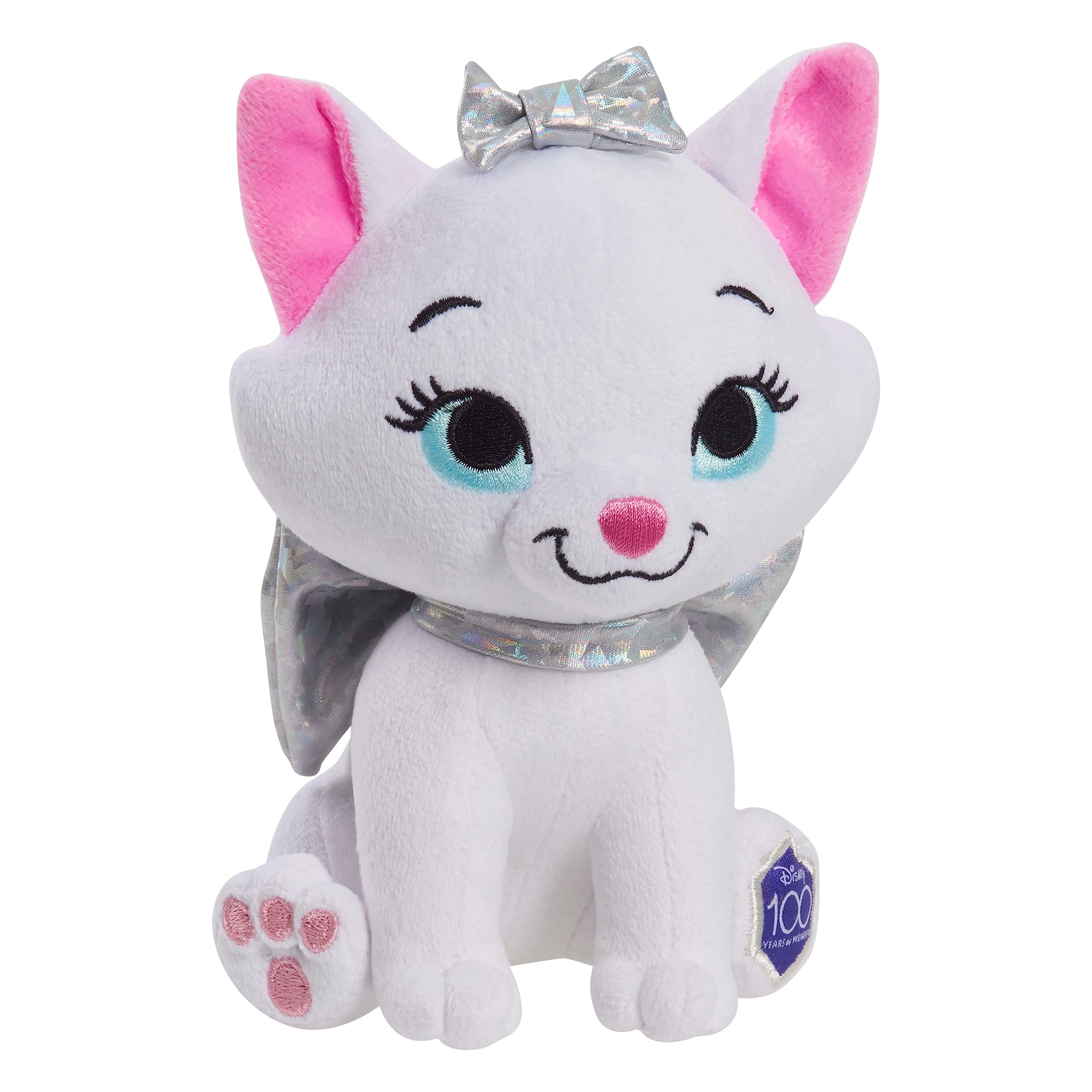 Disney 100 Years of Wonder Marie Small Plush Stuffed Animal - Officially Licensed Soft Toy for Kids Age 2+ | Perfect Gift for Birthday, Christmas & Disney Fans Collection